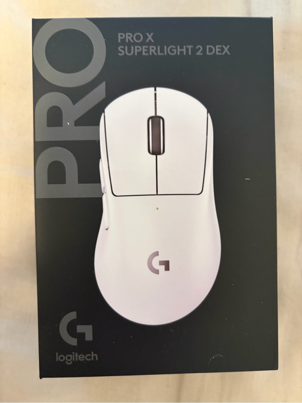 NWT Logitech G PRO X Superlight 2 DEX Wireless Gaming Mouse White NIB